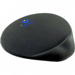 Dark Gray I-opener  Ergonomic  Wrist Rest Gel Mouse Pad. Model: MO-GEL-PAD