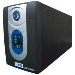 Black OPTI-UPS GNL-P Series Line-Interactive UPS, 1500VA / 900W, 1050Joules, 6-Outlet, P/N: GNL1500P