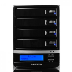 Raidon SafeTANK 4 x 3.5in SATA II to eSATA / USB3.0 External Hard Drive Enclosure