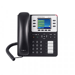 Grandstream GS-GXP2130 Enterprise IP Telephone with 2.8-Inch Color Display, 3 SIP Accounts, Gigabit Ethernet, PoE, EHS