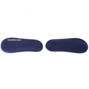 Navy Blue Goldtouch Gel Wrist Rests with Lycra Cover, Model: GT7-0003.