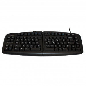 Black Goldtouch V2 Adjustable Ergonomic USB Keyboard