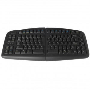 Black Goldtouch V2 Adjustable Ergonomic USB Keyboard for PC and Mac