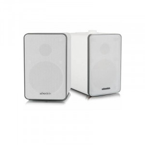 Microlab H21 Wireless Bluetooth Bookshelf Speaker System H21WHITE, White.