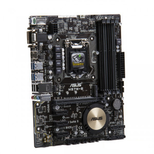 ASUS H97M-E/CSM LGA 1150 Micro ATX Motherboard, Intel H97 Chipset, Supports The 5th Gen Core i7/i5/i3 CPU, Dual DDR3 1600, SATA 6Gb/s RAID, M.2 Socket 3, Gigabit Ethernet, w/ USB3.0, HDMI, DVI and D-sub