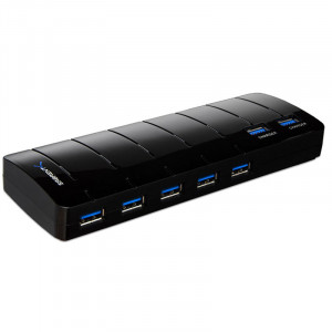 Sabrent HB-J3U7 7-Port USB 3.0 Hub.