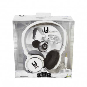 Uninex HE10 USI Sound Design Headphones HE10WH, Color: White