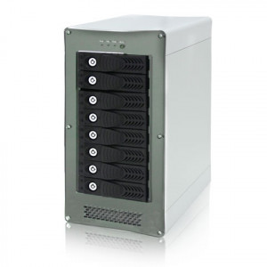 RaidAge Aluminum Stylish Tower 8-Bay Multilane SAS/SATA Enclosure