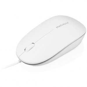 Macally USB Optical Ergonomic Mouse for Mac and PC