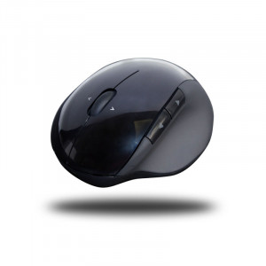 Adesso iMouse E50 2.4GHz RF Wireless Vertical Ergonomic Laser Mouse, 1000 DPI, 4-Way Mouse Wheel, Ba