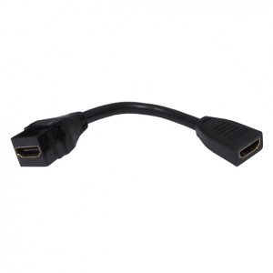 Primus Cable IN1-1789/HDMI/BK HDMI Adapter, Female HDMI to Female HDMI Keystone Insert, Black