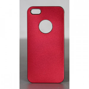 Logisys IPC03 iPhone 5/5s Case, Color: Red Brush Nickel, Durable and Rough Material, P/N: IPC03RD