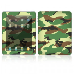 DecalSkin Apple iPad Skin - Camo, Made out of Vinyl, P/N: IPD-BZ12.