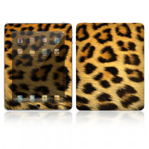 Decalskin Apple iPad Skin - Leopard Print, Made out of Vinyl, P/N: IPD-BZ5.