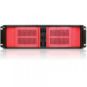 iStarUSA D-300-RED 3U Compact Stylish Rackmount Chassis