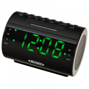 Spectra Jensen JCR-210 AM/FM Digital Dual Alarm Clock Radio with Nature Sounds