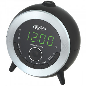 Spectra Jensen JCR-225 Dual Alarm Projection Clock Radio