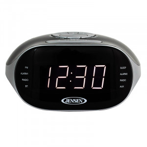 Spectra Jensen JCR-228 Digital Bluetooth AM/FM Dual Alarm Clock Radio