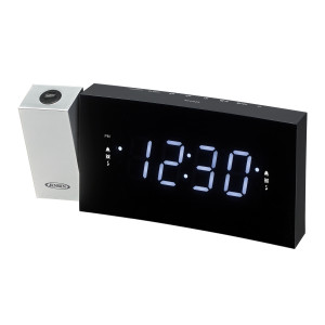 Spectra Jensen JCR-238 Digital Dual Alarm Projection Clock Radio