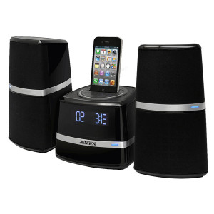 Spectra Jensen Docking Station with Pivoting Speakers for iPod and iPhone