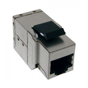 CAT6A Slim K62A-3291-CJ-S MIG+ Shielded Snap-In Inline Coupler