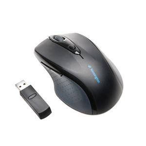 Black Kensington Pro Fit Full-Size 2.4GHz Wireless Optical Mouse