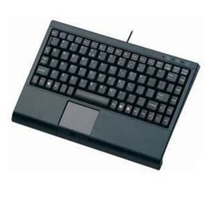 Solidtek KB-3910BL Mini Keyboard, Touchpad, Black.