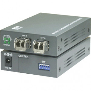 KTI KGC-311-LX Industrial Multimode to Single Mode Optical Fiber Media Converters. SFP LC Multimode.