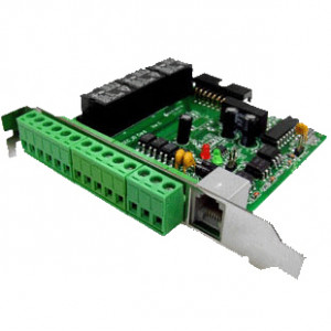 KGuard Digital I/O Board KG-DIO, w/ 4 Relay Inputs, 3 Alarm Outputs, RS485 to RS232 Converter.