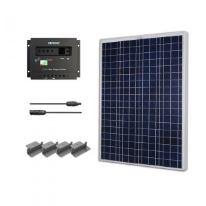 Renogy KIT-STARTER100P 100W Polycrystalline Starter Kit: 100W Polycrystalline Solar Panel + PWM 30A 