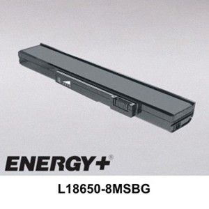 Replacement Intelligent 8 cell Li-Ion Battery L18650-8MSBG for Gateway 6000
