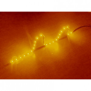 Logisys Amber 24in 12V LED Strip Light