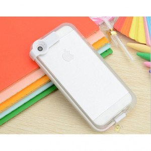 Creative Fashion LED-IPHONE6PLUS-WH Hot USB Charge Cable Case for iPhone 6 Plus (5.5in), LED Flash Light UP PC Cover Case, White