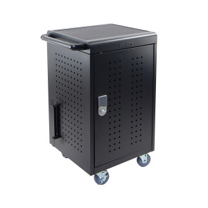 Luxor LLTM30-B-KP 30 Tablet Charging Cart with Keypad Lock