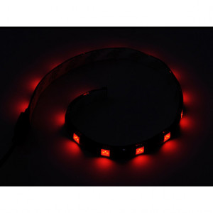Red SilverStone Flexible Light Strip with Brilliant LEDs, Model: LS01R