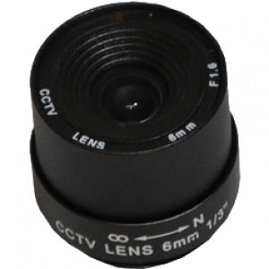 LTS 1/3in 6.0mm F1.6 Regular Fixed Camera Lens, Model: LTL61611
