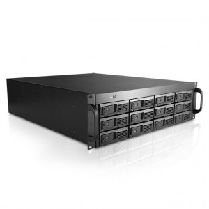 iStarUSA M-3120-JB 3U 3.5in 12-Bay Trayless JBOD Storage Rackmount Chassis