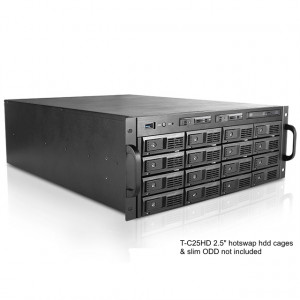 iStarUSA M-4160-ATX 4U 3.5in 16-Bay Trayless Storage Server Rackmount Chassis