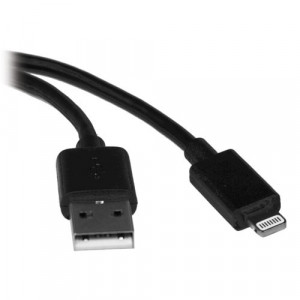 Tripp Lite M100-003-BK 3-ft (1M) USB Sync / Charge Cable with Lightning Connector