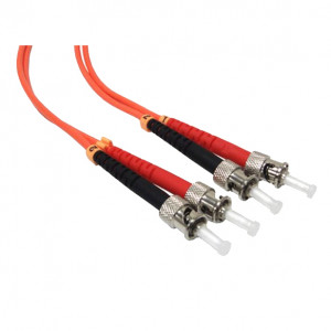 5-Meter (16.40 feet) ST-ST Multimode Duplex Fiber Patch Cable