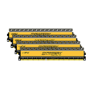 Crucial BLT4K4G3D1608ET3LX0 Ballistix Tactical 16GB (4x4GB) 240-Pin DDR3 1600 (PC3 12800) Low Profil