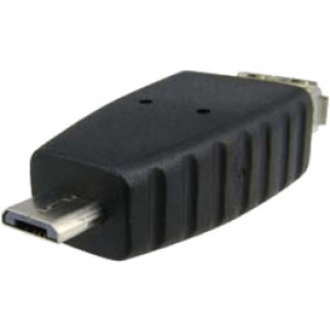 USB A Female to Micro USB 5-pin B Male Adapter