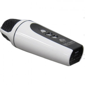 Acesonic MPSSWI Sing-N-Share Pro Portable Microphone for iOS, White.