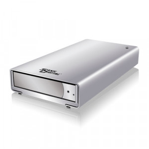 Sans Digital MobileSTOR MS1CT+ 1 Bay SATA to USB 3.0 / eSATA / 1394b Single Bay Enclosure, w/ Removable Tray.