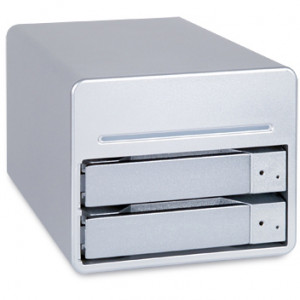 Sans Digital MobileSTOR MS2UB 2-Bay SATA to Firewire 800 / USB 2.0 RAID 0 / RAID 1 Enclosure