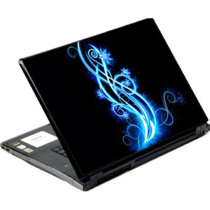 DecalSkin Abstract Neon Laptop Skin, for 10in Netbooks. Model: NAS9-10