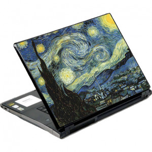 DecalSkin Starry Night Laptop Skin, for 10in Netbooks. Model: NAT1-10