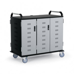 Anthro NCC Series 30 Unit Laptop and Notebook Charging Cart, with Cooling Fan, P/N: NCCD30BK/SM5.