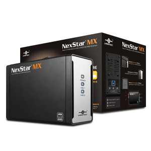 Vantec NexStar MX NST-225MX-S3 Dual 2.5in SATA 6Gb/s to USB 3.0 HDD/SSD RAID Enclosure.