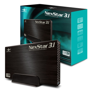 Vantec NexStar 3.1 NST-370A31-BK 3.5in SATA 6Gb/s to USB 3.1 Gen II Type-A HDD Enclosure